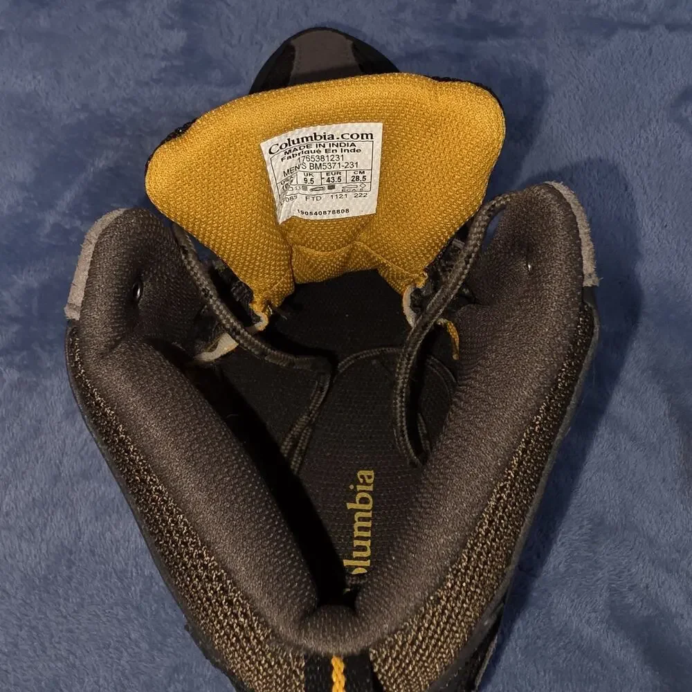 Columbia Crestwood Mid Waterproof Hiking Boots Men 10.5 Brown BM5371-231